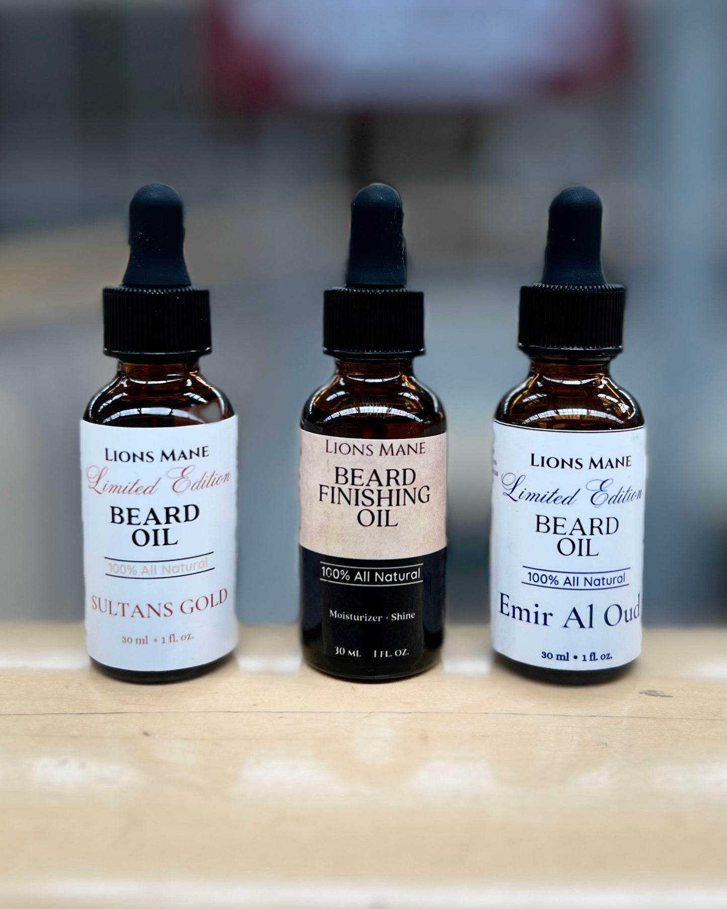 Lions Mane Beard Finishing Oil